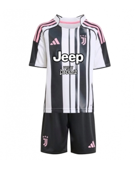 Juventus Maglia Gara Casa Repliche 2025-26 Bambino Maniche Corte